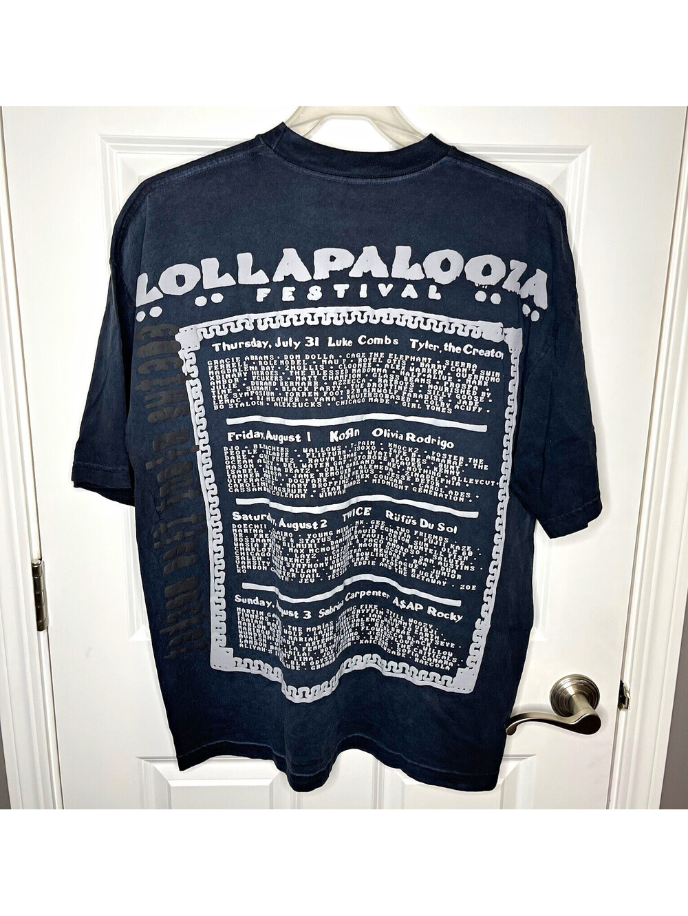 Lollapalooza 2025 x Cactus Plant Flea Market Lineup Tee Unisex XL - Puff Print